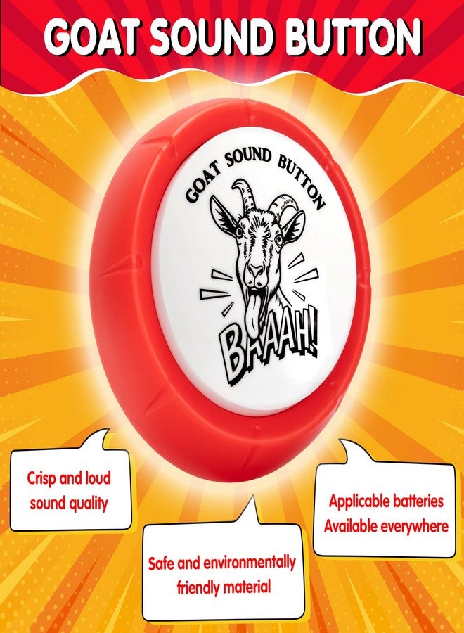 Dalycro Shrieking Goat Sound Button for Fun Desk Toy Prank Button with Goat Sound Perfect for Office Home Gag Gift Men Women - Image 4